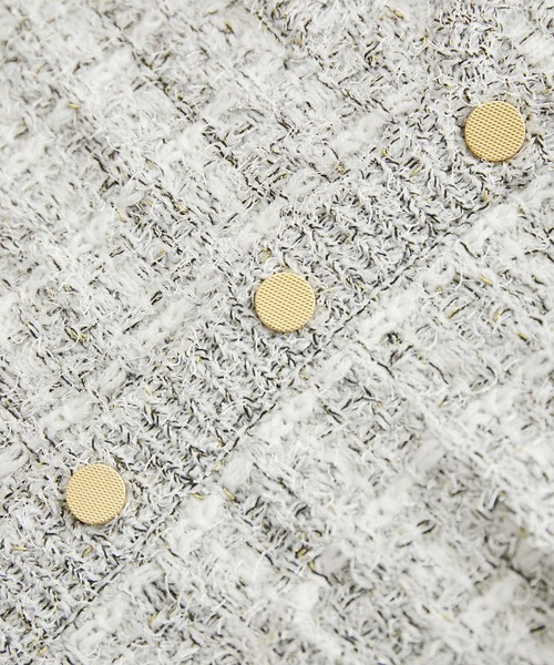 ROPE' PICNIC（ロペピクニック）の「ラメ混ツイード風ニットカーディガン（カーディガン/ボレロ・レディース・ホワイト/グレー/ブルー系その他・38）」の17枚目の写真