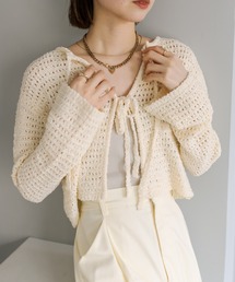 mystic | テープヤーンショートニット(ニット/セーター)