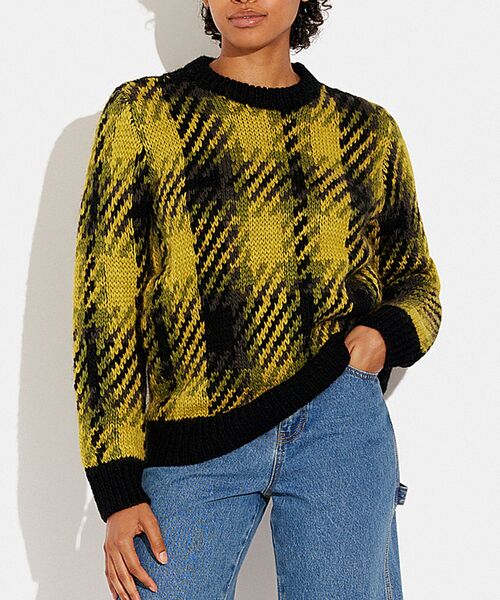 COACH（コーチ）の「プラッド セーター（ニット/セーター）」 - WEAR