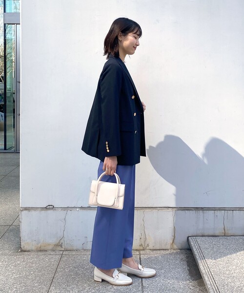 OPAQUE.CLIP（オペークドットクリップ）の「◆ヒールビットローファー【抗菌防臭加工】（その他シューズ・レディース・オフホワイト/ブラック・02/03）」の14枚目の写真