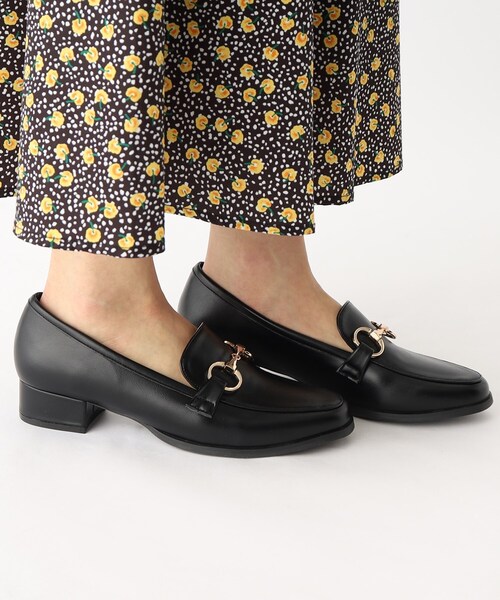 OPAQUE.CLIP（オペークドットクリップ）の「◆ヒールビットローファー【抗菌防臭加工】（その他シューズ・レディース・オフホワイト/ブラック・02/03）」の19枚目の写真