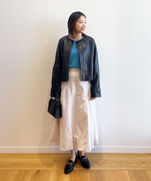 OPAQUE.CLIP（オペークドットクリップ）の「◆ヒールビットローファー【抗菌防臭加工】（その他シューズ・レディース・オフホワイト/ブラック・02/03）」の20枚目の写真