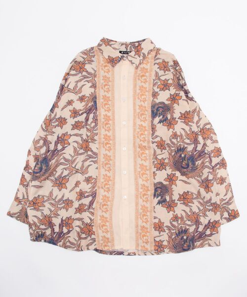 チャイハネ(チャイハネ)の「【チャイハネ】ドバティーMEN'Sシャツ(シャツ/ブラウス・メンズ・マスタード/ベージュ/ブラック・FREE)」の2枚目の写真