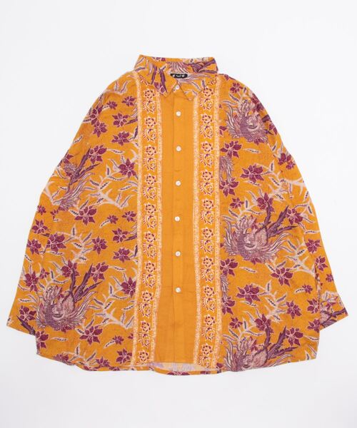 チャイハネ(チャイハネ)の「【チャイハネ】ドバティーMEN'Sシャツ(シャツ/ブラウス・メンズ・マスタード/ベージュ/ブラック・FREE)」の3枚目の写真