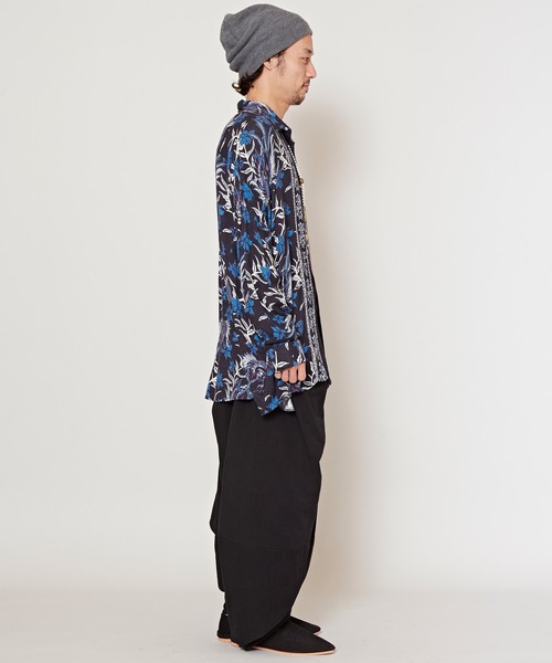 チャイハネ(チャイハネ)の「【チャイハネ】ドバティーMEN'Sシャツ(シャツ/ブラウス・メンズ・マスタード/ベージュ/ブラック・FREE)」の8枚目の写真