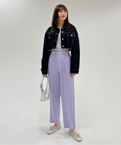 EPIMI E'PIMMY（エピミエピミー）の「ショートデニムジャケット（デニムジャケット・レディース・ブルー/グレー/ネイビー/ブラック・MEDIUM）」の9枚目の写真