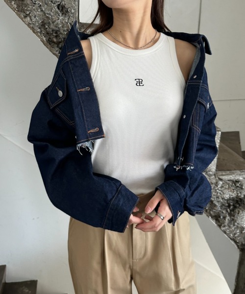 EPIMI E'PIMMY（エピミエピミー）の「ショートデニムジャケット（デニムジャケット・レディース・ブルー/グレー/ネイビー/ブラック・MEDIUM）」の19枚目の写真