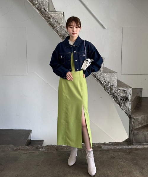 EPIMI E'PIMMY（エピミエピミー）の「ショートデニムジャケット（デニムジャケット・レディース・ブルー/グレー/ネイビー/ブラック・MEDIUM）」の17枚目の写真