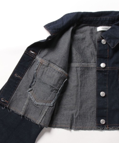 EPIMI E'PIMMY（エピミエピミー）の「ショートデニムジャケット（デニムジャケット・レディース・ブルー/グレー/ネイビー/ブラック・MEDIUM）」の11枚目の写真