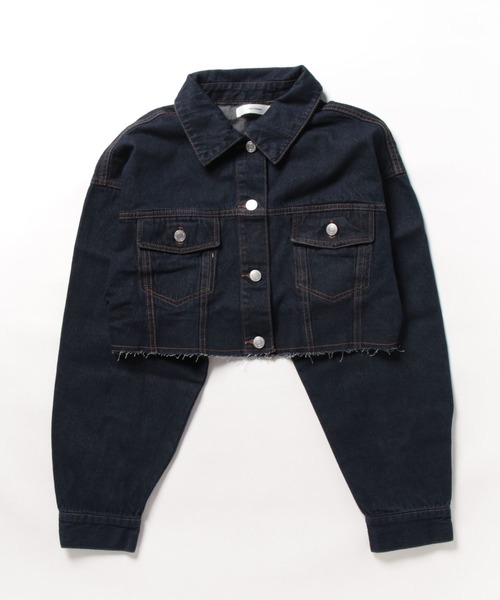 EPIMI E'PIMMY（エピミエピミー）の「ショートデニムジャケット（デニムジャケット・レディース・ブルー/グレー/ネイビー/ブラック・MEDIUM）」の14枚目の写真