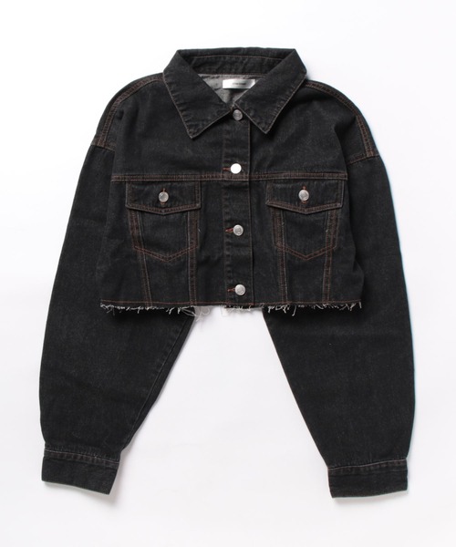 EPIMI E'PIMMY（エピミエピミー）の「ショートデニムジャケット（デニムジャケット・レディース・ブルー/グレー/ネイビー/ブラック・MEDIUM）」の13枚目の写真