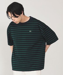 LACOSTE（ラコステ）の「LACOSTE for B:MING by BEAMS / 別注 カノコ ボーダーTシャツ（Tシャツ/カットソー）」
