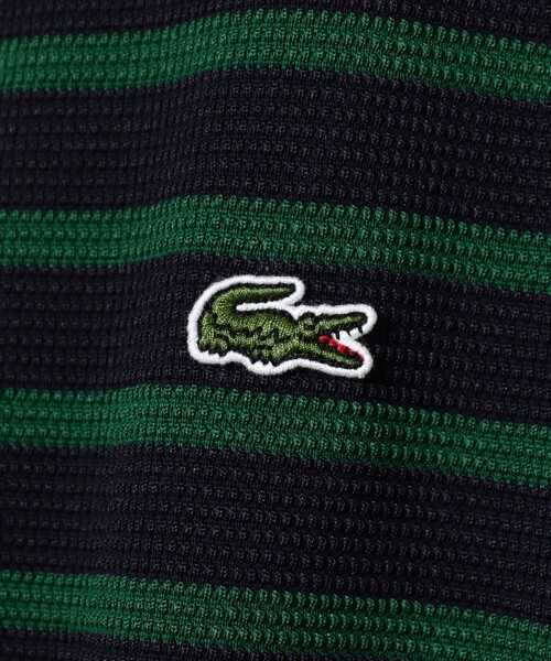 LACOSTE(ラコステ)の「LACOSTE for B:MING by BEAMS / 別注 カノコ ボーダーTシャツ(Tシャツ/カットソー・メンズ・ホワイト×ブラック/ホワイト×ブルー/ネイビー系・1/2/3/4)」の21枚目の写真