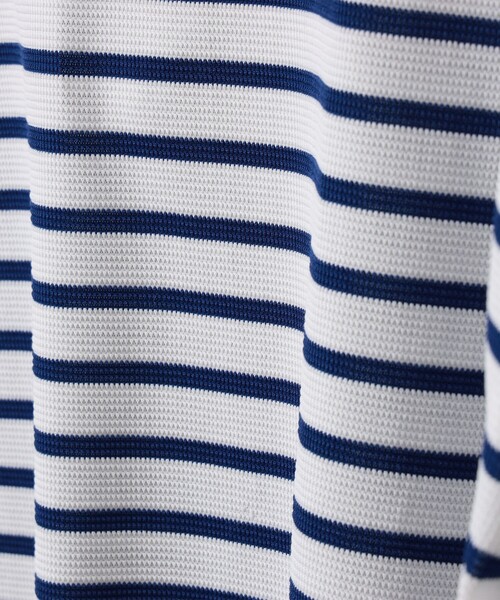 LACOSTE(ラコステ)の「LACOSTE for B:MING by BEAMS / 別注 カノコ ボーダーTシャツ(Tシャツ/カットソー・メンズ・ホワイト×ブラック/ホワイト×ブルー/ネイビー系・1/2/3/4)」の20枚目の写真