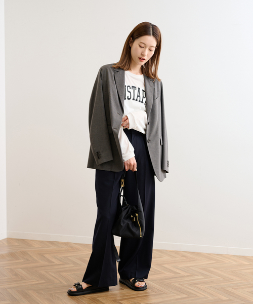 FRAMeWORK(フレームワーク)の「TRトロテーラードジャケット(テーラードジャケット・レディース・チャコールグレー・38/36)」の17枚目の写真