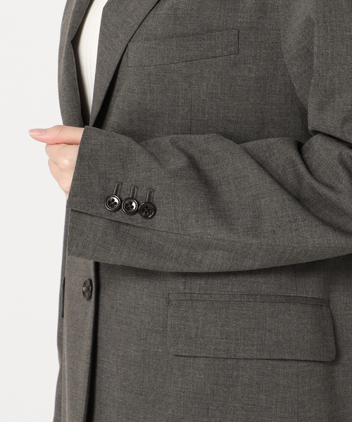 FRAMeWORK(フレームワーク)の「TRトロテーラードジャケット(テーラードジャケット・レディース・チャコールグレー・38/36)」の15枚目の写真