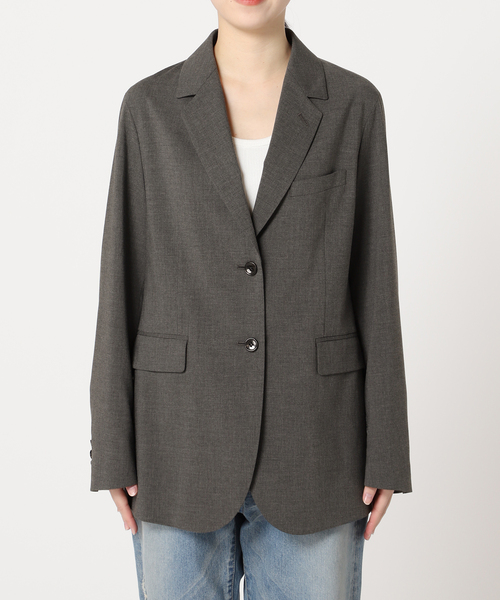 FRAMeWORK(フレームワーク)の「TRトロテーラードジャケット(テーラードジャケット・レディース・チャコールグレー・38/36)」の16枚目の写真