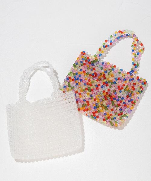 BEAUTY&YOUTH UNITED ARROWS(ビューティーアンドユースユナイテッドアローズ)の「カットクリスタル ミニ トートバッグ(トートバッグ・レディース・ホワイト/その他1・FREE)」の17枚目の写真