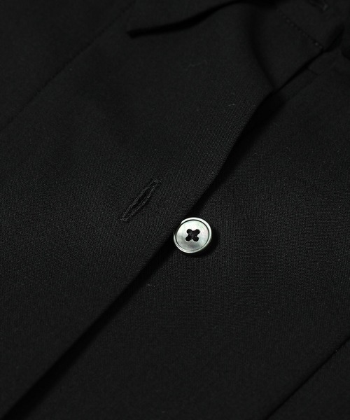 seya.（セヤ）の「EMINONU DRESS/SUMMER WOOL 140'S（ワンピース・レディース・ブラック・2/1）」の3枚目の写真
