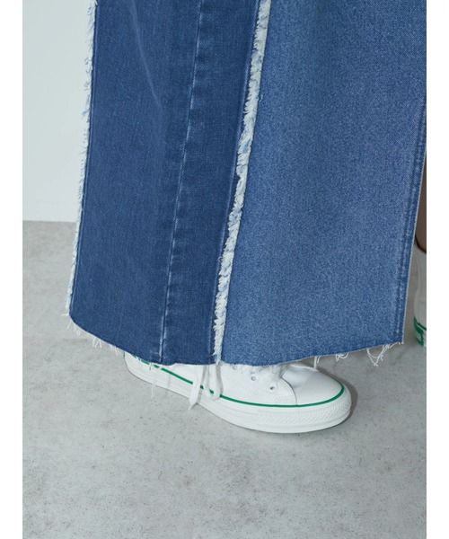 Lee（リー）の「Lee×e.m.a.e 切替ﾃﾞﾆﾑｽｶｰﾄ（デニムスカート・レディース・インディゴブルー・S/M）」の20枚目の写真