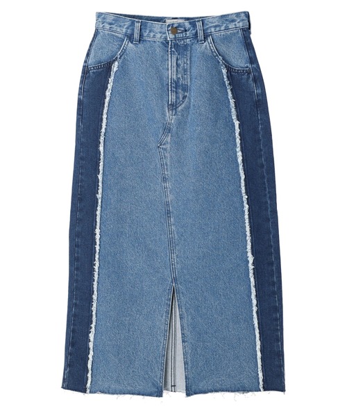 Lee（リー）の「Lee×e.m.a.e 切替ﾃﾞﾆﾑｽｶｰﾄ（デニムスカート・レディース・インディゴブルー・S/M）」の15枚目の写真