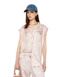 DIESEL | レディース 半袖シャツ トロンプルイユ(シャツ/ブラウス)