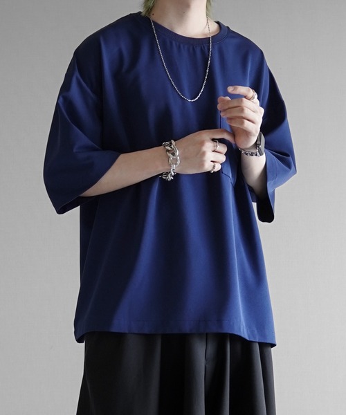 Oversized Long Sleeve T-Shirt オーバーサイズTシャツ おしゃれスタ tシャツ oversize sleeve line ringer long T