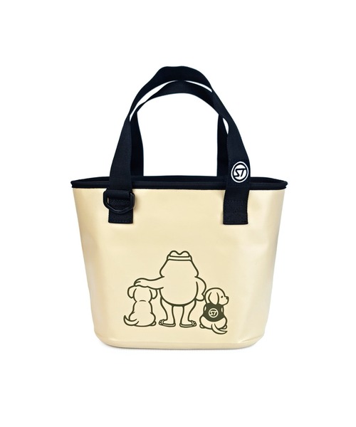 STREAM TRAIL(ストリームトレイル)の「WMD BAG DOG WALKER(トートバッグ・メンズ・ホワイト/サンドベージュ/エメラルド・FREE)」の5枚目の写真