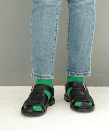 SOROTTO | 編み込み ぺたんこグルカサンダル(サンダル)