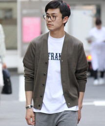 417 EDIFICE | 【予約】アイレットメッシュVカーディガン(カーディガン/ボレロ)