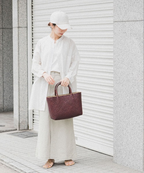 FORK&SPOON（フォークアンドスプーン）の「FORK&SPOON　ストライプアウトフィットシャツ（シャツ/ブラウス・レディース・アイボリー/ブルー・1）」の8枚目の写真