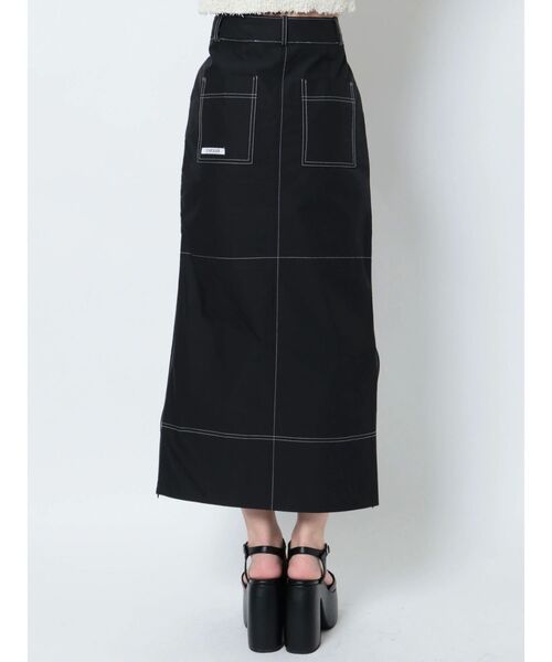 EMODA（エモダ）の「スリットカーゴスカート（スカート・レディース・グレー/ブラック/ブルー・SMALL/MEDIUM）」の17枚目の写真