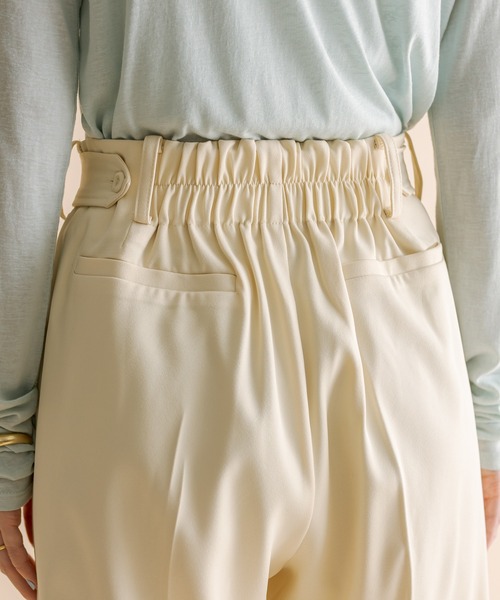 mystic（ミスティック）の「[mline]スラックスタックパンツ（スラックス・レディース・グリーン/ブラック/オフホワイト・1/2）」の9枚目の写真