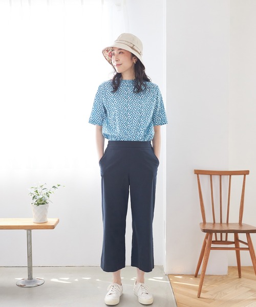 DECOY SINCE 1981(デコイシンスイチキュウハチイチ)の「【リバティ】プリントシャーリングプルオーバー(Tシャツ/カットソー・レディース・ブルー/イエロー・L/M/LL)」の14枚目の写真