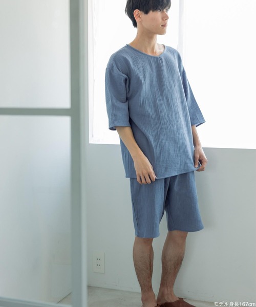 ZARA ガーゼパジャマショートパンツ 7200/412 ガーゼパジャマショートパンツ - ウォーターグリーン | ZARA