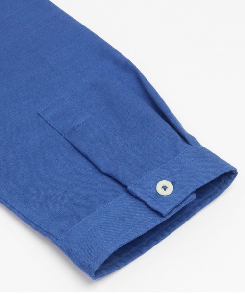 Pitta Re:)（ピッタリ）の「【Pitta Re:)】ふわっとガーゼシャツ 七分袖 綿100% レディースカジュアルシャツ（シャツ/ブラウス・レディース・ダークブルー・S/M/L/LL）」の3枚目の写真