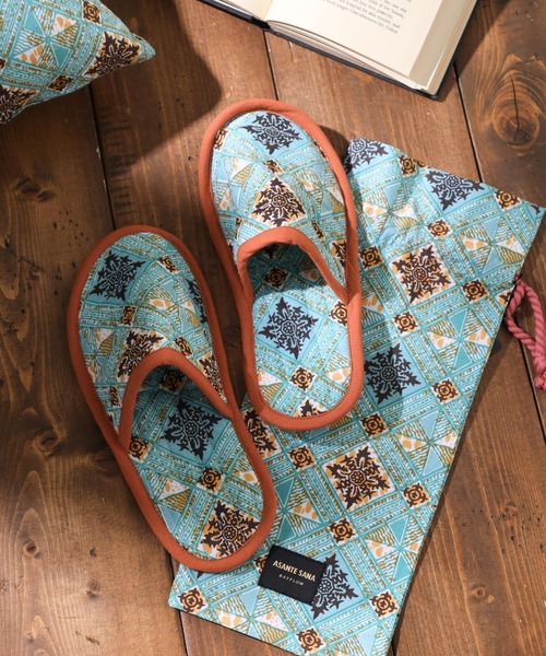 BAYFLOW（ベイフロー）の「【Asante sana】ルームシューズ（ルームシューズ/スリッパ・レディース・ピンク/グリーン/イエロー・0）」の2枚目の写真