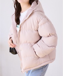 ふんわり暖か パデット(中綿) ボリューム ジャケット