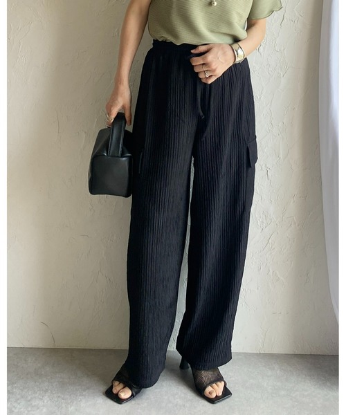 WILLFULLY ベージュ ワイドパンツ プリーツ入り ハイウエスト WILLFULLY ベージュ ワイドパンツ プリーツ入り ハイウエスト