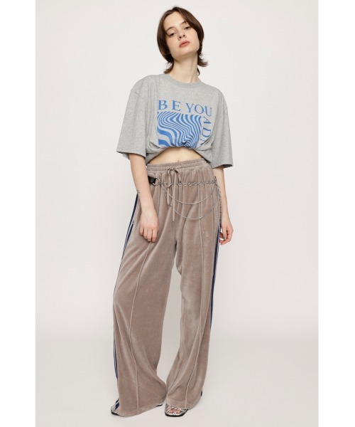 Tシャツ(半袖/袖なし) SLY WAVY PRINT BOX T/SH WAVY PRINT BOX T/SH ウェービー プリント ボックス Tシャツ ビッグ