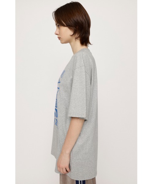 SLY（スライ）の「WAVY PRINT BOX T/SH ウェービー プリント ボックス Tシャツ ビッグサイズ オーバーサイズ（Tシャツ/カットソー・レディース・杢グレー/ホワイト/ブラック/バーガンディー・FREE）」の20枚目の写真
