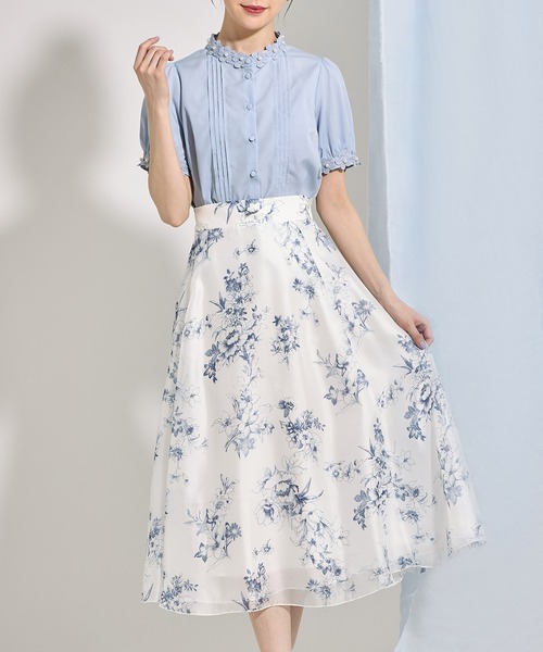 Rirandture♡フラワープリントフレアスカート フラワープリントフレアスカート | JILL by JILL STUART（ジル