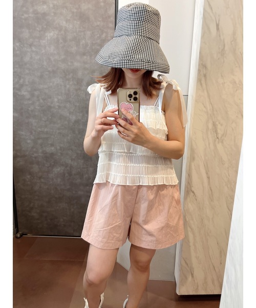 JUMELLE(ジュメロ)の「チェックフロッピーハット(ハット・レディース・ブラック・FREE)」の18枚目の写真