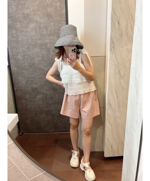 JUMELLE(ジュメロ)の「チェックフロッピーハット(ハット・レディース・ブラック・FREE)」の19枚目の写真