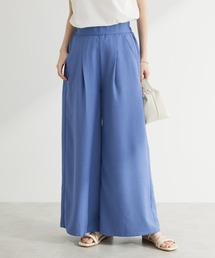 ・ELENCARE DUE リネンライクワイドパンツ