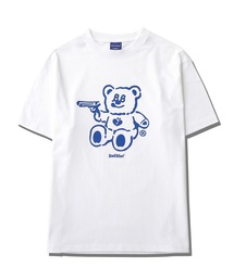 BadBlue（バッドブルー）の「【BadBlue 】BadBear Tee White（Tシャツ/カットソー）」