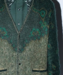 トップス TOGA PULLA / mohair knit cardigan TOGA PULLA(トーガプルラ)】モヘアジャガードニットカーディガン