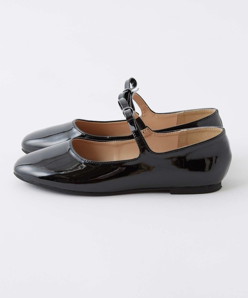 one after another NICE CLAUP（ワンアフターアナザーナイスクラップ）の「リボンストラップバレエシューズ（バレエシューズ・レディース・アイボリー/レッド/ブラック・SMALL/MEDIUM/LARGE）」の12枚目の写真