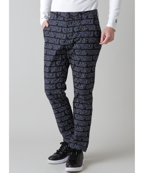 standrewsブラック ロゴパターン LLサイズ パンツ standrewsブラック ロゴパターン LLサイズ パンツ dショッピング