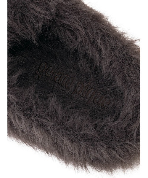 gelato pique（ジェラートピケ）の「ポメラニアンルームシューズ（ルームシューズ/スリッパ・レディース・ダークグレー・FREE）」の6枚目の写真